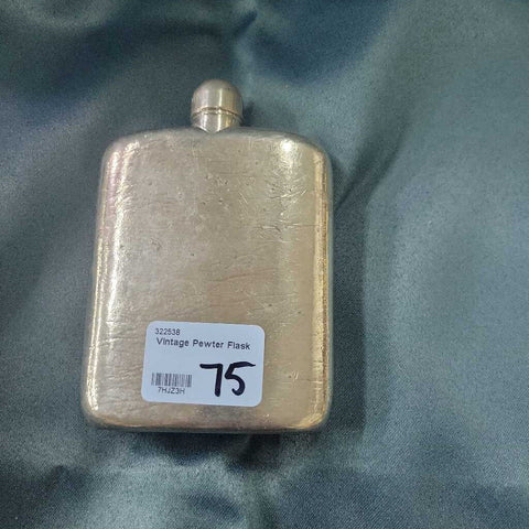 Vintage Pewter Flask