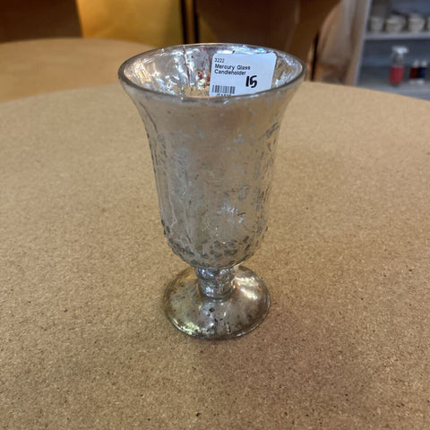 Mercury Glass Candleholder