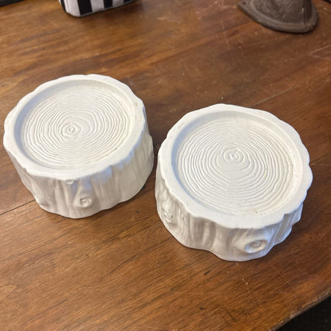 Pair Of Candle Plates