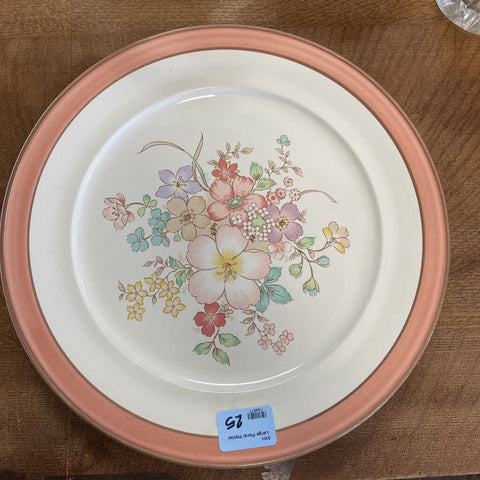 Large Floral Platter