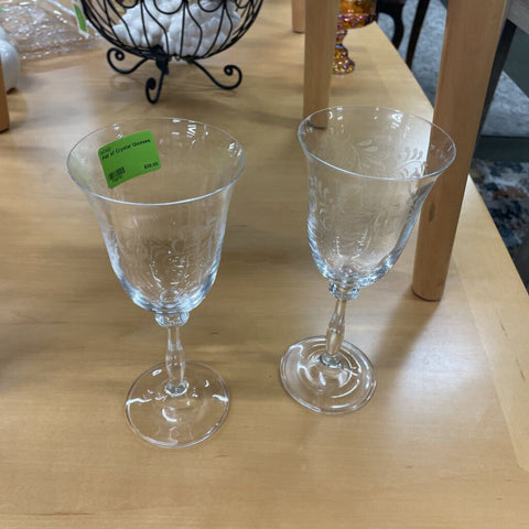 Pair of Crystal Glasses