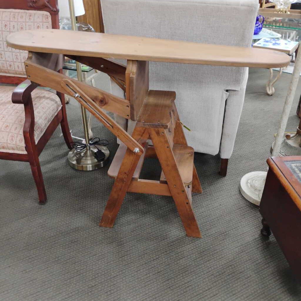 Antique Ironing Bachelor Chair/Stool