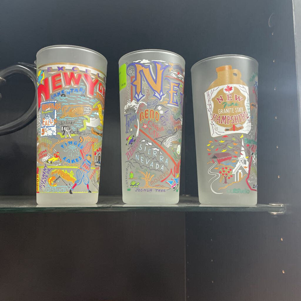 Set of 3 Vintage Glasses