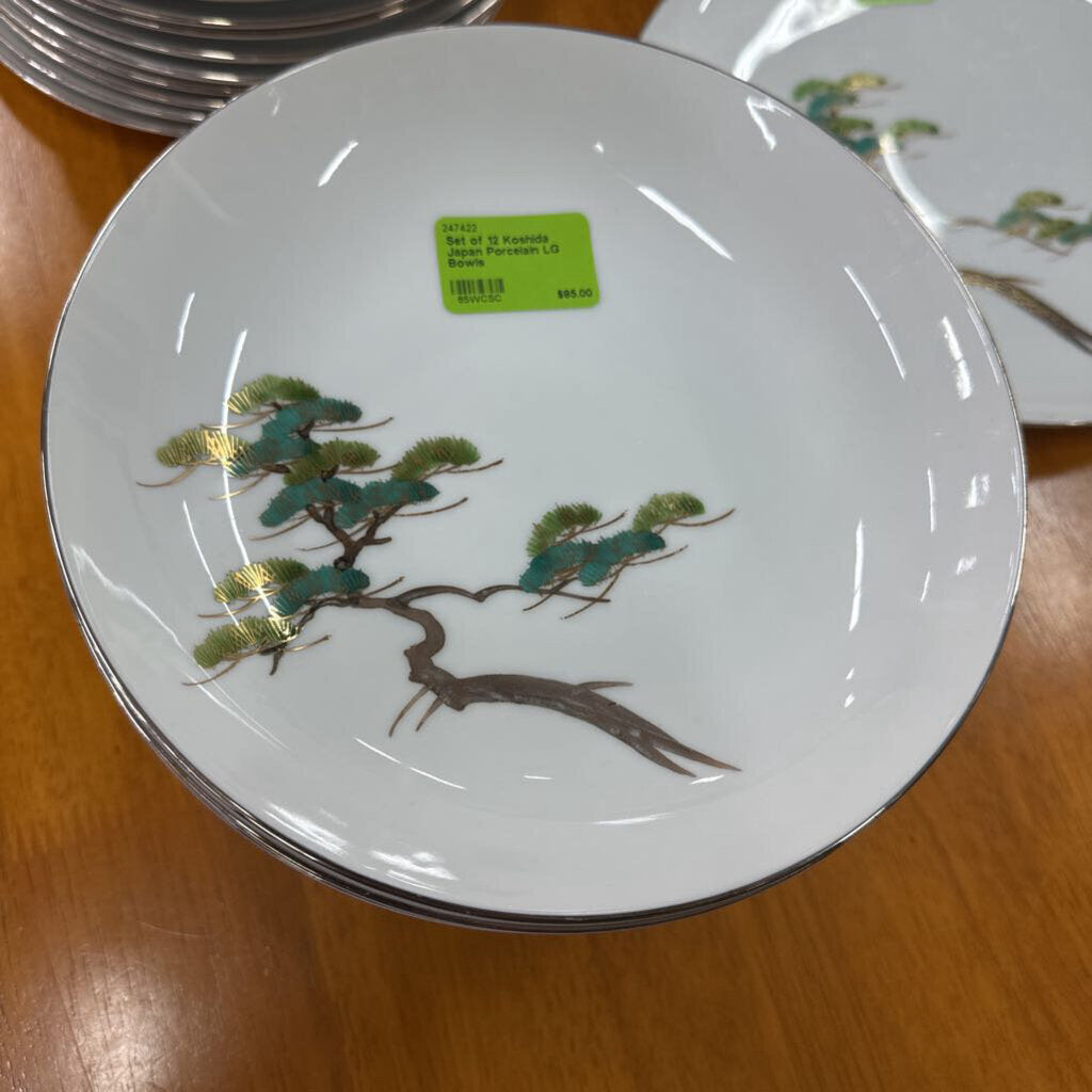 Set of 12 Koshida Japan Porcelain LG Bowls