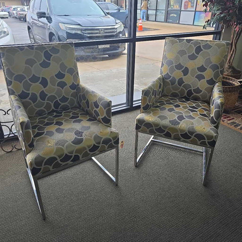 Pair of Vanguard Accent Chairs (used for staging, brand new)