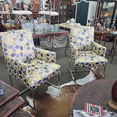 Pair of Vanguard Accent Chairs (used for staging, brand new)