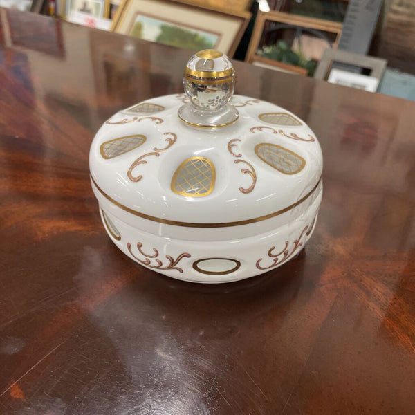 Vintage Trinket Dish w/Lid