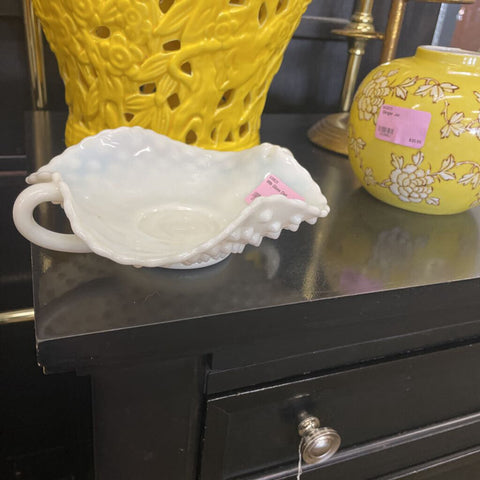 Milk Glass Dish