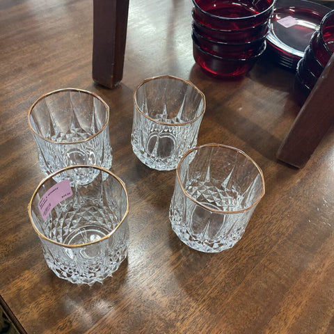 Set of 4 Whiskey Glasses