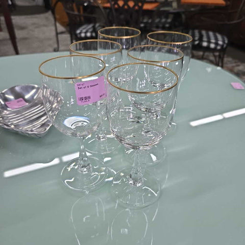 Set of 6 Glasses