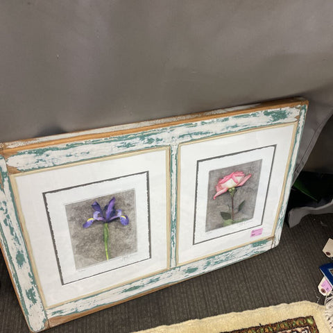 Signed Prints in Vtg Frame
