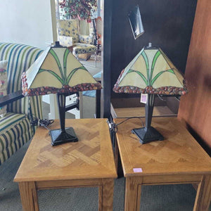 Pair of Tiffany Style Lamps
