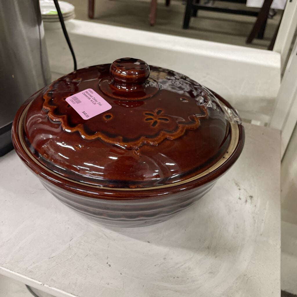 Marcrest Daisy Dot Casserole w/Lid