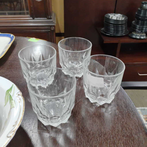 Set of 4 Whiskey Glasses
