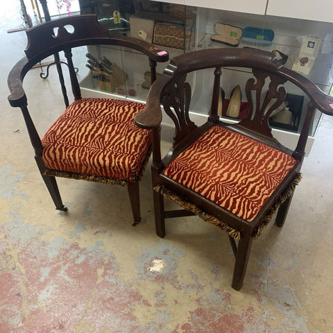 Vintage James Mont Pair of Chairs