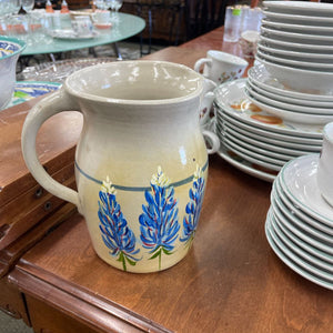 Hand Painted Pottery Pitcher