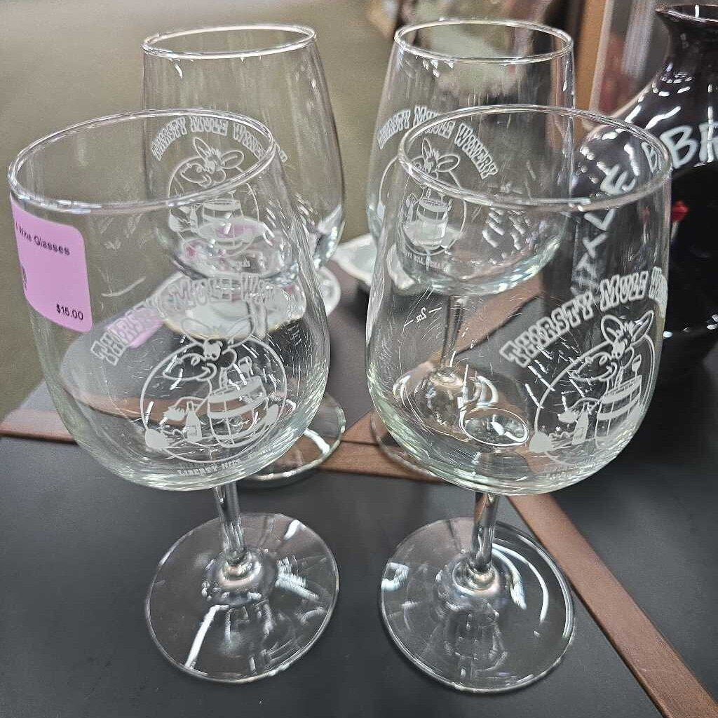 Set of 4 Wine Glasses