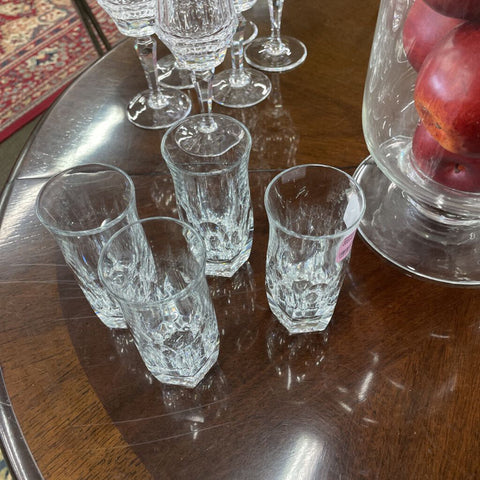 Set of 4 Crystal Glasses