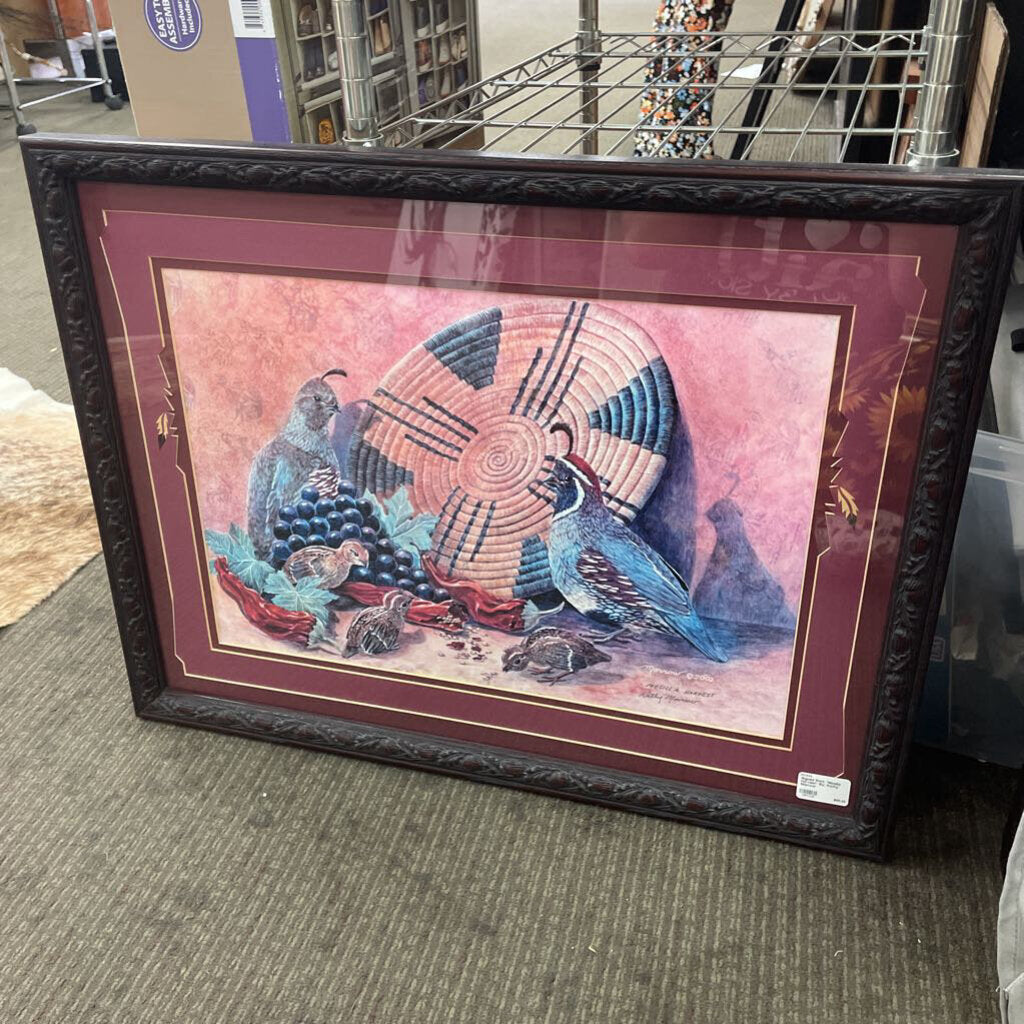 Signed Print "Mesilla Harvest" By: Kathy Morrow