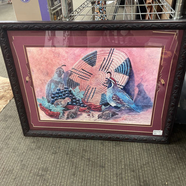 Signed Print "Mesilla Harvest" By: Kathy Morrow