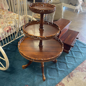 Antique French 3 Tier Dumbwaiter