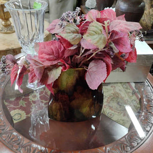 Vase w/Plant Decor