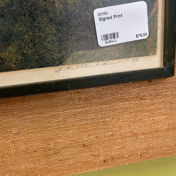 Signed Print
