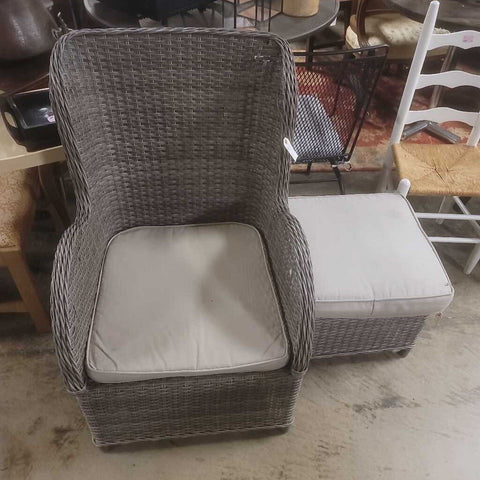 Outdoor Chair & Ottoman