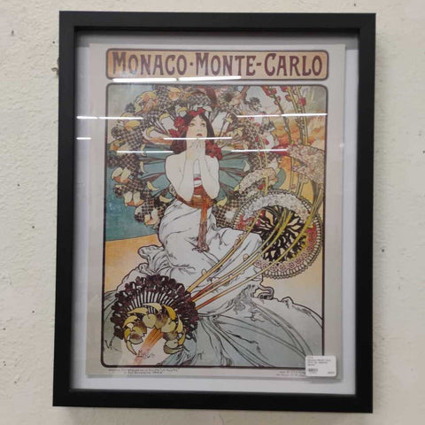 Monaco-Monte Carly Print- By Alphons Mucha