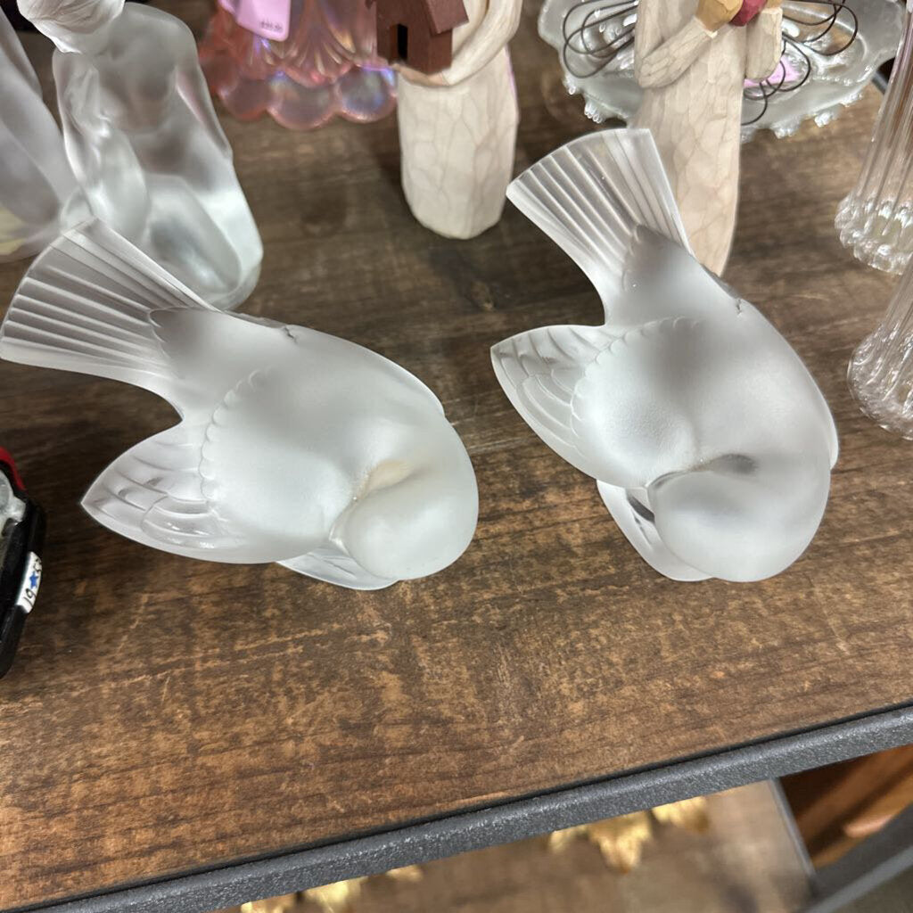 Pair of Lalique Figurines