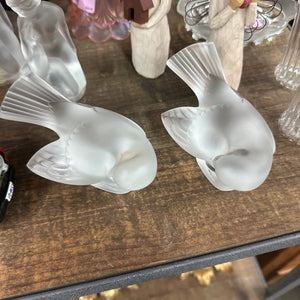 Pair of Lalique Figurines