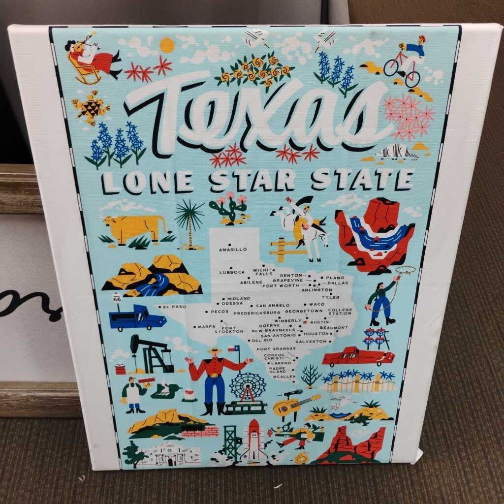 Texas Wall Print
