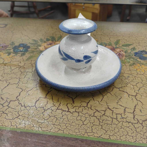 Stoneware Candle Holder