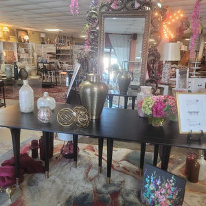Romeo 95" Mahogany Dining Table by Noir