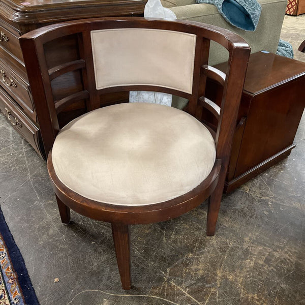 Pair of Barrel Back Chairs
