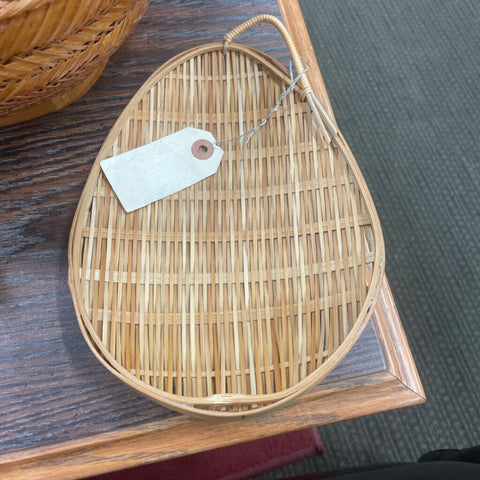 Japanese Vtg Wicker Tray