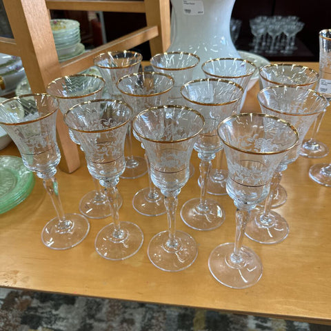 Set of 12 Wine Glasses