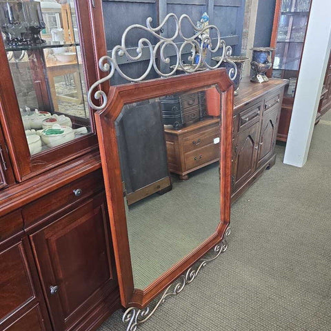 Iron Work Framed mirror