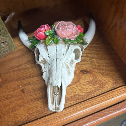 Floral Skull Wall Decor