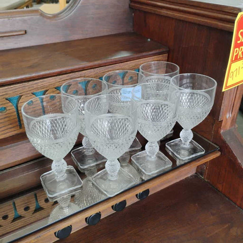 Cambridge Mt. Vernon Clear Set of 7 Glasses