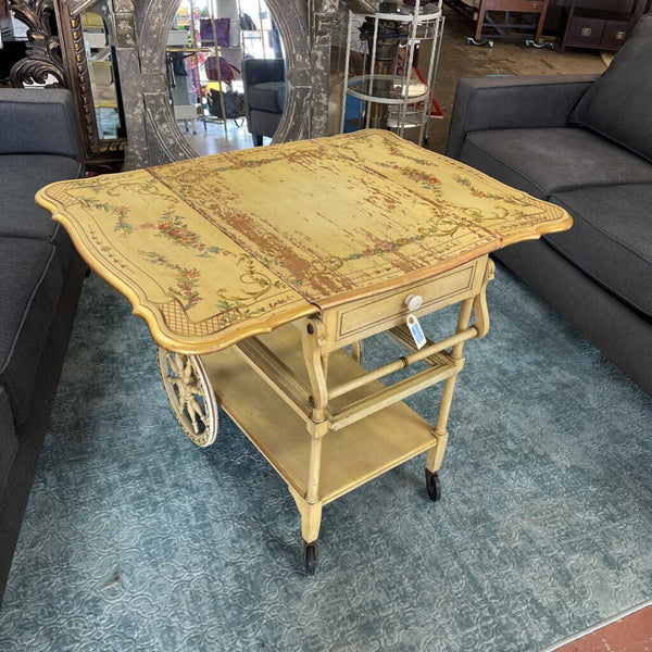 Vintage Rolling Teacart
