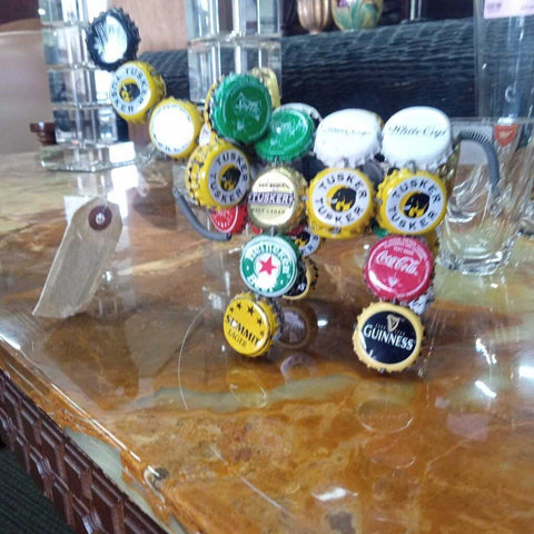 Elephant Bottlecap Art