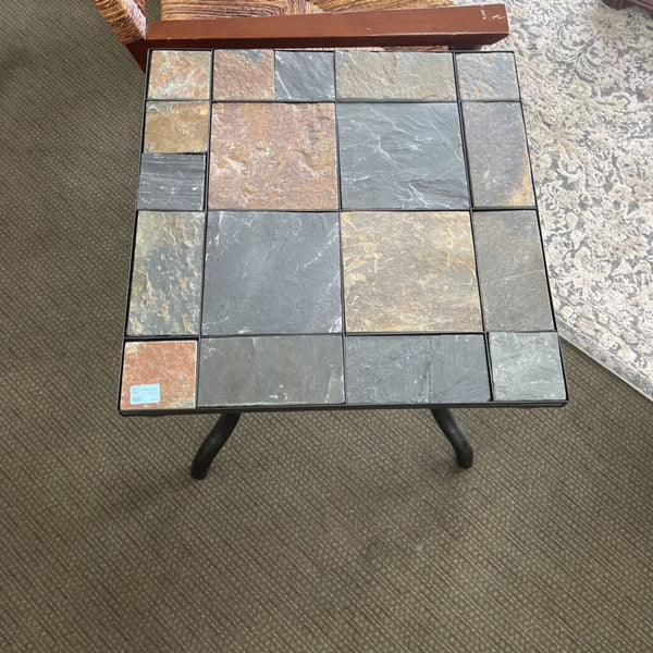 Tile Top Outdoor Side Table