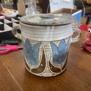 Earthenware Bucket w/ Lid