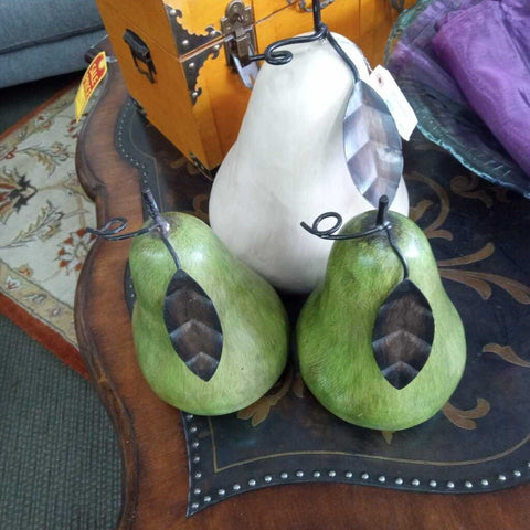 Set of 3 Pear Decor