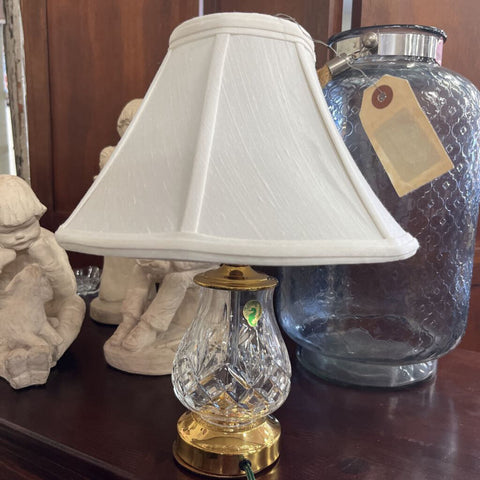 Waterford Crystal Lamp w/Shade