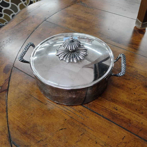 Silver Plated Covered Dish