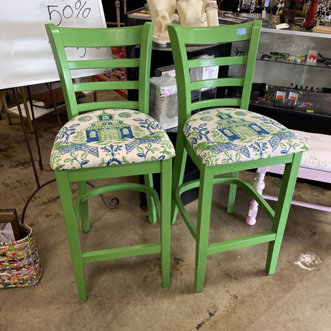 Pair of Barheight Stools