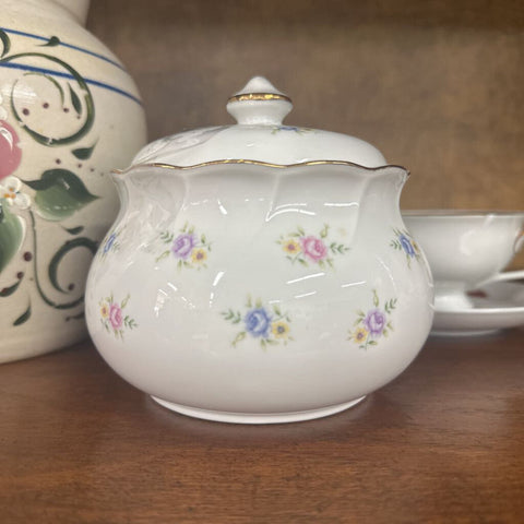 Vintage Covered Sugar Dish