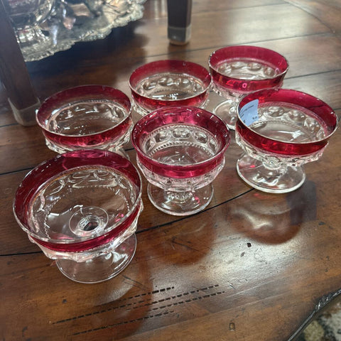 Set of 6 King Crown Glasses